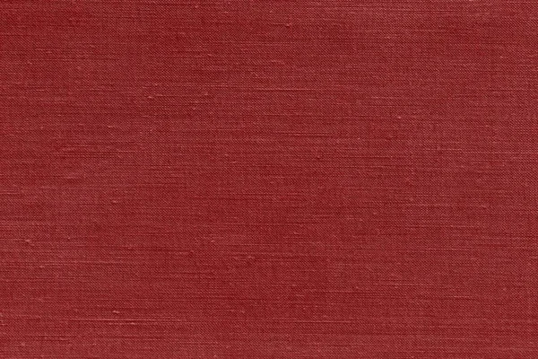 Fundo Texturizado Tecido Áspero Material Têxtil Antigo Cor Vermelha — Fotografia de Stock