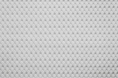 Beyaz renk ve portre bir arka plan için sentetik bir kumaş ya da tekstil malzemesi üniforma oluklu doku