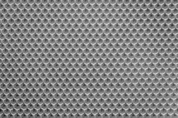 Uniform Corrugated Texture Synthetic Fabric Textile Material Gray Color Closeup — Stock Photo, Image