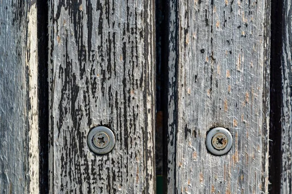 Texture Astratta Vecchie Tavole Legno Con Viti Uno Sfondo Carta — Foto Stock