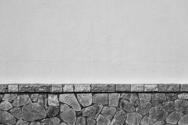taş dokulu süpürgelik duvar kağıdı için veya bir arka plan ile boş duvar
