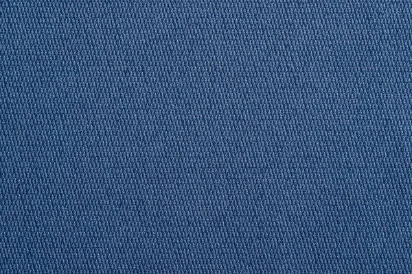 Textur Aus Gestricktem Oder Textilmaterial Von Modischer Blauer Farbe Für — Stockfoto
