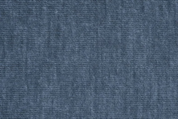 Texture Textile Material Jersey Closeup Monotonous Background Wallpaper Fashionable Blue — Stock Photo, Image