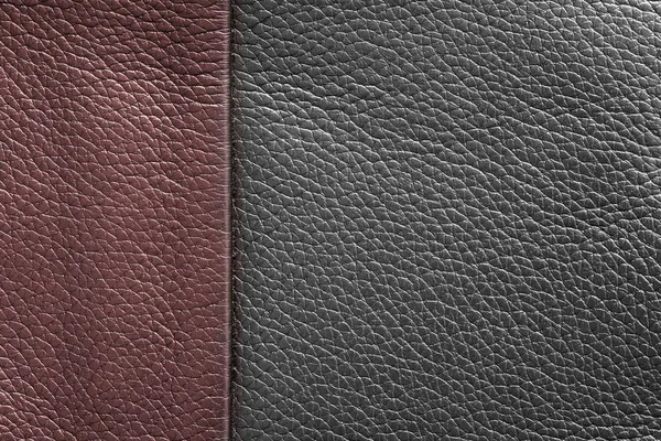 皮膚や道化師の赤とグレーの色の壁紙の背景の他の革材料 Closeup のテクスチャ — ストック写真