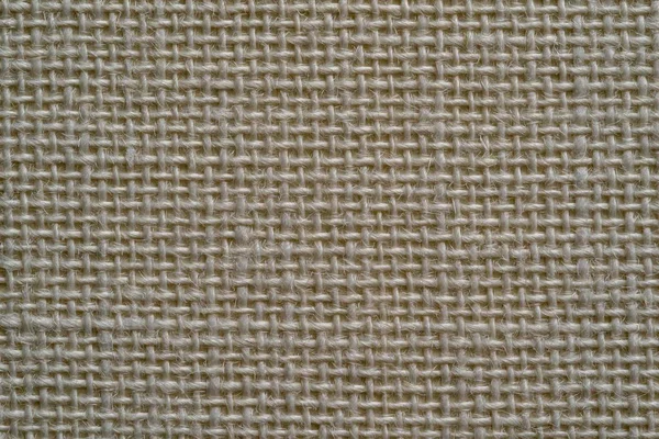 Textuur Van Ruwe Stof Textiel Materiaal Met Een Close Van — Stockfoto