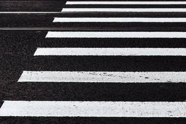 Road Marking Crosswalk Asphalt Closeup Background Royalty Free Stock Photos