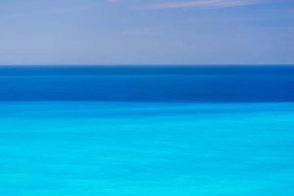 Panoramalandschaft Mit Meerhorizont Und Großer Freifläche Für Einen Natürlichen Hintergrund — Stockfoto