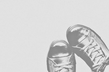 moda spor ayakkabı closeup beyaz bir arka plan üzerinde