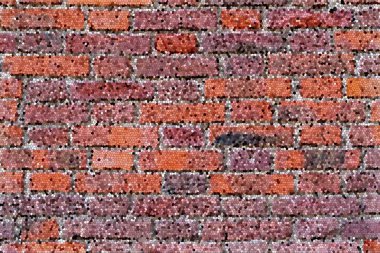 bir arka plan için Mozaik tuğla dokusu