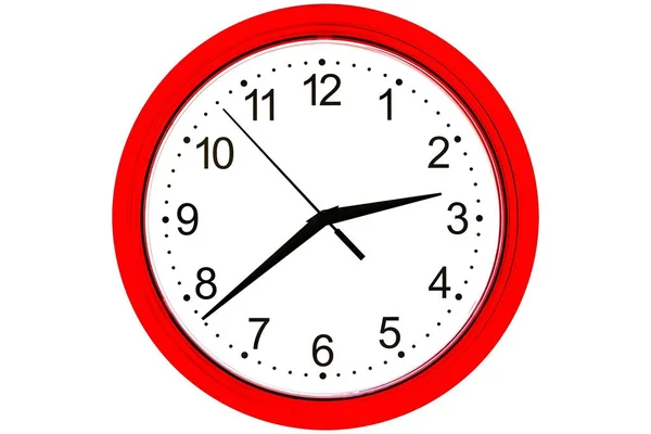 Clock on a white background — Stock Photo, Image