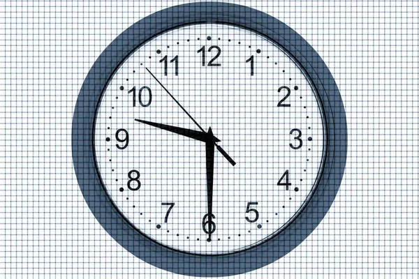 Clock on a abstract background — Stock Photo, Image