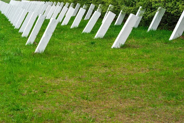 Abstrakte Konstruktion eines Hindernisses aus Betonstützen — Stockfoto