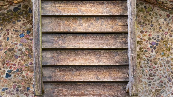 old wooden ladder for a background