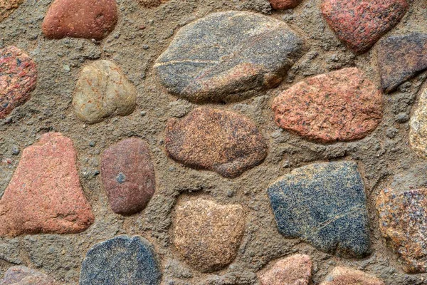 Strukturierter Hintergrund einer Steinmauer im Vintage-Stil — Stockfoto