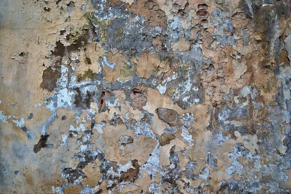 Exfoliant Pelant Enduit Altéré Sur Mur Pour Fond Abstrait Papier — Photo