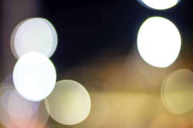 Soyut şehir ışık Bokeh renkli arka plan.