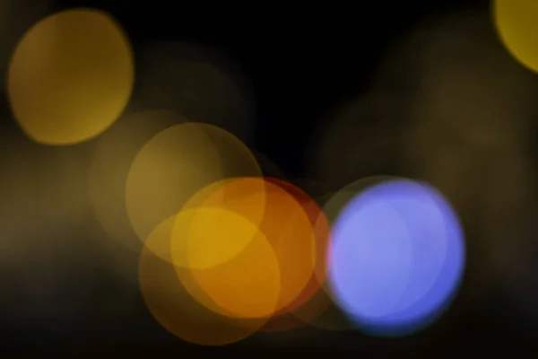Abstract City Light Bokeh Colorful Background — Stock Photo, Image