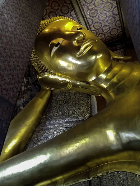 Liggende Boeddha Wat Pho Wat Phra Chetuphon Wimolmangkalaram Ratchawaramihan — Stockfoto