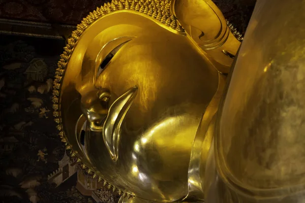 Phra Buddhasaiyas Verankert Wat Phra Chettuphon Wimon Mangkhalaram Ratchaworamahawihan Oder — Stockfoto