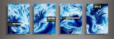 Modern tasarım A4. Renkli parlak sıvı boyalar soyut mermer dokusuna. Splash neon akrilik boyalar. Kullanılan tasarım sunumlar, baskı, el ilanı, iş kartları, davetiyeler, takvimler, siteleri, ambalaj, kapak.