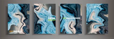 Modern tasarım A4. Renkli parlak sıvı boyalar soyut mermer dokusuna. Splash neon akrilik boyalar. Kullanılan tasarım sunumlar, baskı, el ilanı, iş kartları, davetiyeler, takvimler, siteleri, ambalaj, kapak.