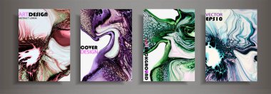 Modern tasarım A4. Renkli parlak sıvı boyalar soyut mermer dokusuna. Splash neon akrilik boyalar. Kullanılan tasarım sunumlar, baskı, el ilanı, iş kartları, davetiyeler, takvimler, siteleri, ambalaj, kapak.