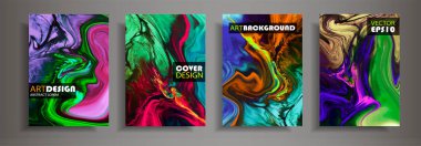 Modern tasarım A4. Renkli parlak sıvı boyalar soyut mermer dokusuna. Splash neon akrilik boyalar. Kullanılan tasarım sunumlar, baskı, el ilanı, iş kartları, davetiyeler, takvimler, siteleri, ambalaj, kapak.