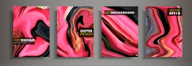 Modern tasarım A4. Renkli parlak sıvı boyalar soyut mermer dokusuna. Splash neon akrilik boyalar. Kullanılan tasarım sunumlar, baskı, el ilanı, iş kartları, davetiyeler, takvimler, siteleri, ambalaj, kapak.