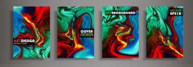 Modern tasarım A4. Renkli parlak sıvı boyalar soyut mermer dokusuna. Splash neon akrilik boyalar. Kullanılan tasarım sunumlar, baskı, el ilanı, iş kartları, davetiyeler, takvimler, siteleri, ambalaj, kapak.