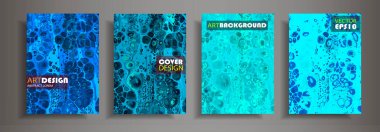 Modern tasarım A4. Renkli parlak sıvı boyalar soyut mermer dokusuna. Splash eğilimleri boyalar. Kullanılan tasarım sunumlar, baskı, el ilanı, iş kartları, Davetiyeler, takvimler, siteleri, ambalaj, kapak