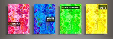 Modern tasarım A4. Renkli parlak sıvı boyalar soyut mermer dokusuna. Splash eğilimleri boyalar. Kullanılan tasarım sunumlar, baskı, el ilanı, iş kartları, Davetiyeler, takvimler, siteleri, ambalaj, kapak