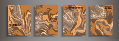 Modern tasarım A4. Renkli parlak sıvı boyalar soyut mermer dokusuna. Splash eğilimleri boyalar. Kullanılan tasarım sunumlar, baskı, el ilanı, iş kartları, Davetiyeler, takvimler, siteleri, ambalaj, kapak