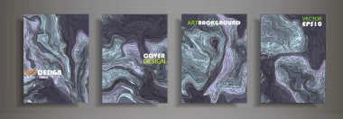 Modern tasarım A4. Renkli parlak sıvı boyalar soyut mermer dokusuna. Splash eğilimleri boyalar. Kullanılan tasarım sunumlar, baskı, el ilanı, iş kartları, Davetiyeler, takvimler, siteleri, ambalaj, kapak