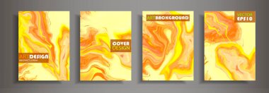Modern tasarım A4. Renkli parlak sıvı boyalar soyut mermer dokusuna. Splash eğilimleri boyalar. Kullanılan tasarım sunumlar, baskı, el ilanı, iş kartları, Davetiyeler, takvimler, siteleri, ambalaj, kapak.