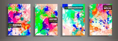 Modern tasarım A4. Renkli parlak sıvı boyalar soyut mermer dokusuna. Splash eğilimleri boyalar. Kullanılan tasarım sunumlar, baskı, el ilanı, iş kartları, Davetiyeler, takvimler, siteleri, ambalaj, kapak