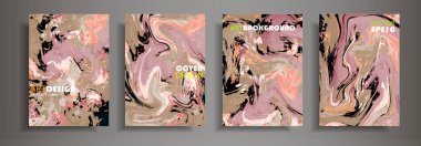 Modern tasarım A4. Renkli parlak sıvı boyalar soyut mermer dokusuna. Splash eğilimleri boyalar. Kullanılan tasarım sunumlar, baskı, el ilanı, iş kartları, Davetiyeler, takvimler, siteleri, ambalaj, kapak