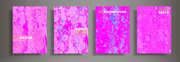 Modern tasarım A4. Renkli parlak sıvı boyalar soyut mermer dokusuna. Splash eğilimleri boyalar. Kullanılan tasarım sunumlar, baskı, el ilanı, iş kartları, Davetiyeler, takvimler, siteleri, ambalaj, kapak.