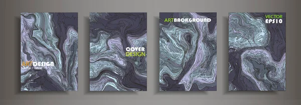Modern tasarım A4. Renkli parlak sıvı boyalar soyut mermer dokusuna. Splash eğilimleri boyalar. Kullanılan tasarım sunumlar, baskı, el ilanı, iş kartları, Davetiyeler, takvimler, siteleri, ambalaj, kapak