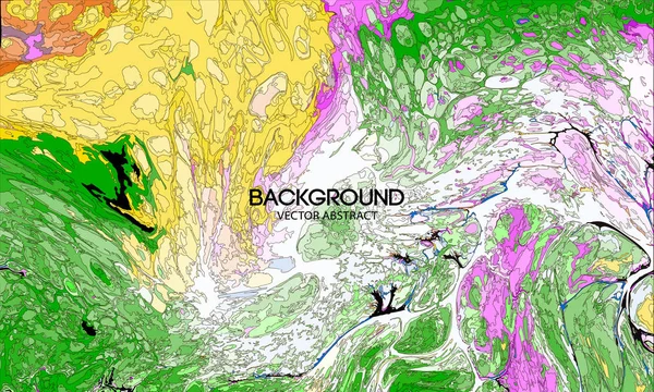 Nowoczesny Design Streszczenie Tekstura Marmuru Kolorowe Jasnych Farb Płynnych Odrobina — Wektor stockowy