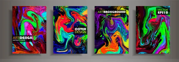 Modern tasarım. Renkli parlak sıvı neon Akrilik boyalar soyut doku sıçrama patlama. Sanat Tasarım sunumlar, parmak izi, duvar kağıtları, el ilanları, kartları, ekran koruyucular, Resim Sergisi, Web siteleri, ambalaj, kapak.