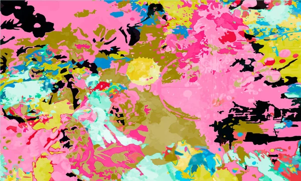 Design Moderne Texture Abstraite Marbre Peintures Liquides Lumineuses Colorées Tableaux — Image vectorielle