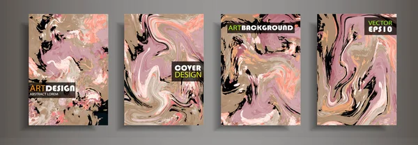 Modern tasarım A4. Renkli parlak sıvı boyalar soyut mermer dokusuna. Splash eğilimleri boyalar. Kullanılan tasarım sunumlar, baskı, el ilanı, iş kartları, Davetiyeler, takvimler, siteleri, ambalaj, kapak