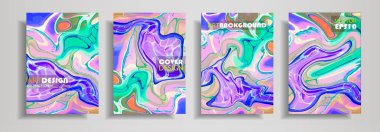 Modern tasarım A4. Soyut çok renkli mermer dokusuna renkli parlak sıvı boyalar. Splash eğilimleri boyalar. Kullanılan tasarım sunumlar, baskı, el ilanı, iş kartları, Davetiyeler, takvimler, siteleri.