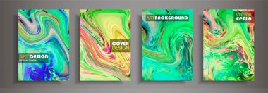 Modern tasarım A4. Renkli parlak sıvı boyalar soyut mermer dokusuna. Splash neon akrilik boyalar. Kullanılan tasarım sunumlar, baskı, el ilanı, iş kartları, davetiyeler, takvimler, siteleri, ambalaj, kapak.