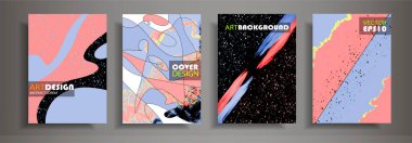 Modern tasarım A4. Renkli parlak sıvı boyalar soyut mermer dokusuna. Splash neon akrilik boyalar. Kullanılan tasarım sunumlar, baskı, el ilanı, iş kartları, davetiyeler, takvimler, siteleri, ambalaj, kapak.