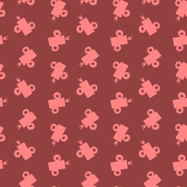 Taze pastel renklerde modern soyut unsurlar ile dikişsiz desen. Soyut fırça darbesi arka planı.