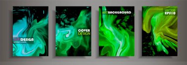 Modern tasarım A4. Renkli parlak sıvı boyalar soyut mermer dokusuna. Splash neon akrilik boyalar. Kullanılan tasarım sunumlar, baskı, el ilanı, iş kartları, davetiyeler, takvimler, siteleri, ambalaj, kapak.