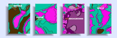 Modern tasarım A4. Renkli parlak sıvı boyaların soyut parlak dokusu. Sıçrama eğilimleri boyalar. Kullanılmış tasarım sunumları, baskı, el ilanı, kartvizit, davetiye, takvim, site, ambalaj, kapak.