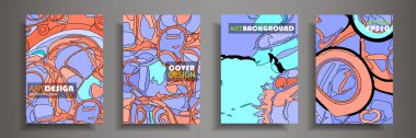 Modern tasarım A4. Renkli parlak sıvı boyaların soyut parlak dokusu. Sıçrama eğilimleri boyalar. Kullanılmış tasarım sunumları, baskı, el ilanı, kartvizit, davetiye, takvim, site, ambalaj, kapak.