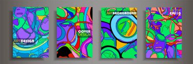 Modern tasarım A4. Renkli parlak sıvı boyaların soyut parlak dokusu. Sıçrama eğilimleri boyalar. Kullanılmış tasarım sunumları, baskı, el ilanı, kartvizit, davetiye, takvim, site, ambalaj, kapak.